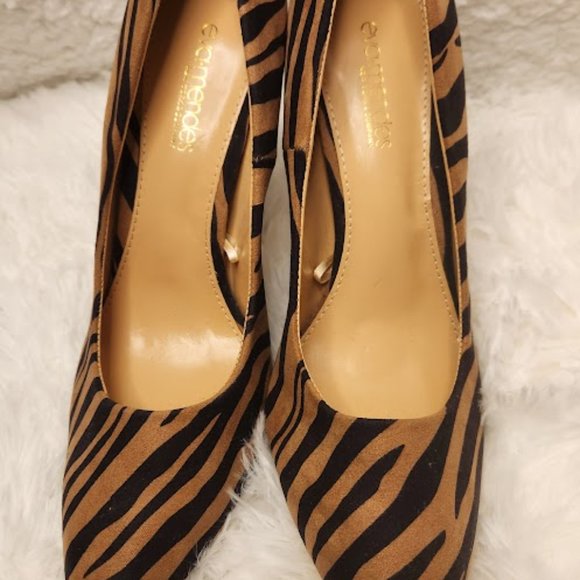 Eva Mendes for New York and Company Zebra Print Heels - Picture 3 of 6